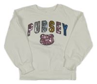 Bílá mikina s Pudsey z flitrů George
