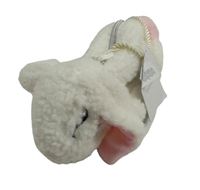 Bílá huňatá kabelka - králíček Primark 