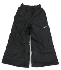 Černé šusťákové funkční oteplovačky Wed'ze