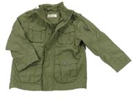 Khaki plátěná jarní bunda H&M