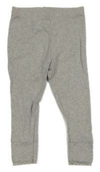 Světlešedé legíny s krajkou Next