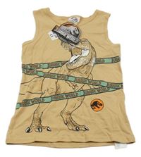 Nové - Béžové tílko s dinem - Jurský svět Pep&Co
