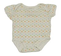 Bílo-barevné puntíkaté body 