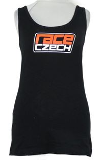 Dámský černý top s nápisem Malfini