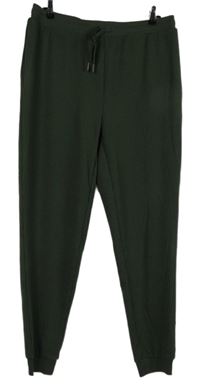 Dámské khaki žebrované tepláky Primark 