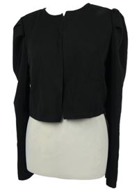 Nové - Dámský černý crop cardigán Shein 