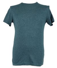 Pánské petrolejové melírované tričko ACW85