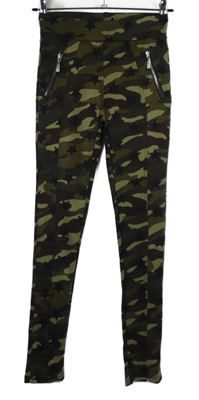 Dámské army tregíny s hvězdami Elevek 