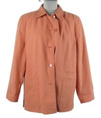 Dámská korálová semišová bunda 