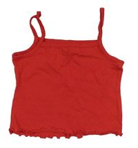 Červený crop top
