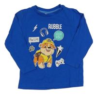 Modré triko s Paw Parol Nickelodeon