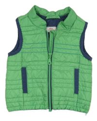 Zelená šusťáková zatepelná vesta S. Oliver