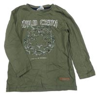 Khaki triko s tygrem Topolino