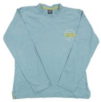 Modré triko s logem