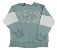 Mintovo-bílá mikina Chapter young