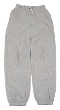 Šedé melírované cuff tepláky H&M