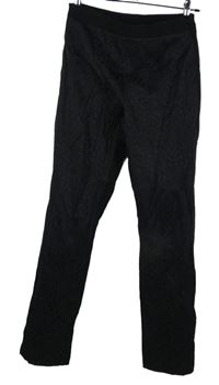 Dámské černé vzorované kalhoty Coast