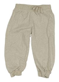 Béžové melírované tepláky H&M