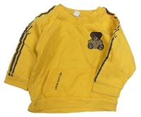 Žlutá mikina s medvídkem Louis Vuitton