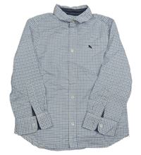 Bílo-modrá kostkovaná košile H&M