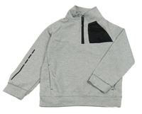 Šedá mikina s kapsou Primark