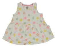 Bílý puntíkatý top F&F