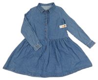 Nové - Modré riflové košilové šaty Dunnes