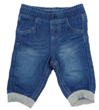 Modré teplákové cuff rifle Ergee