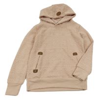 Světlerůžová 3D vzorovaná mikina s kapucí Hailys 