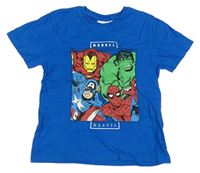Modré tričko se superhrdiny Marvel 