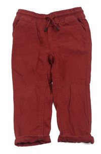 Červené slim rifle Denim Co. 
