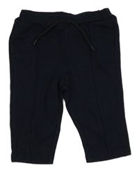 Tmavomodré tepláky H&M