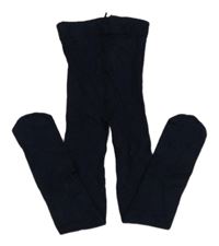 Tmavomodré punčocháče 