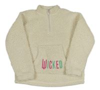 Smetanová huňatá mikina Wicked George 