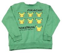Zelená mikina Pikachu George 