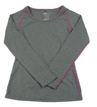 Tmavošedé sportovní funkční triko Crane 