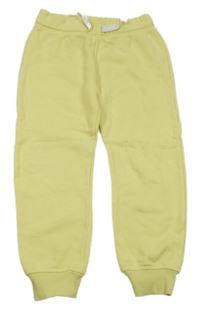 Žluté cuff tepláky H&M
