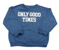 Modrá mikina s nápisem F&F