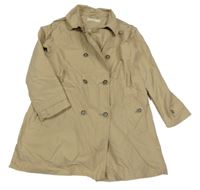 Béžový šusťákový jarní kabát MNG 