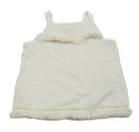 Bílý top s třásněmi C&A