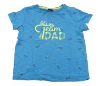 Modré tričko s fotbalovým motivem S. Oliver