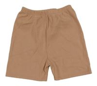 Světlerůžové žebrované bavlněné kraťasy Lenh kids