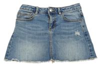 Světlemodrá riflová sukně Zara 