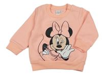 Neonově růžová mikina s Minnií Disney