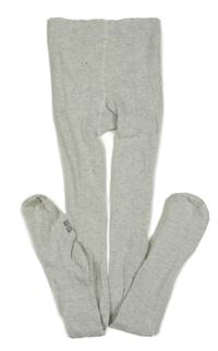 Šedé melírované punčocháče 