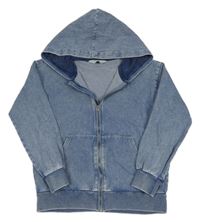 Modrá riflová bunda s kapucí H&M