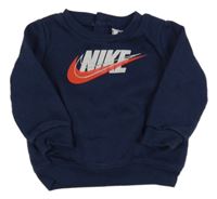 Tmavomodrá mikina s logem Nike