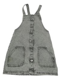 Šedé plísňové riflové šaty PRIMARK