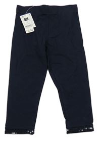 Nové - černé crop legíny s flitry St. Bernard