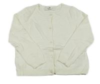 Smetanový propínací svetr H&M